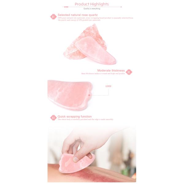 Подгонянный камень Gua Sha нефрита