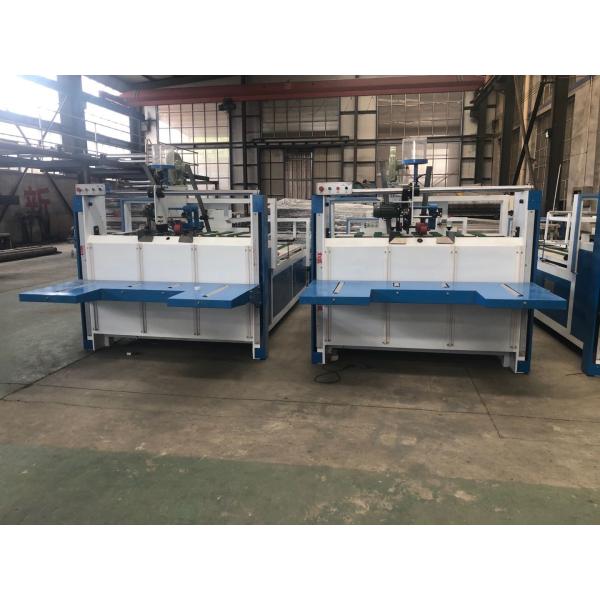ZXJ2600 Semi Auto Flexo Folder Gluer Machine , Folding Gluing Machine Stable