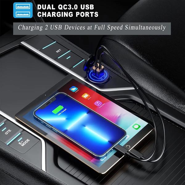 Adaptateur de recharge rapide USB QC3.0