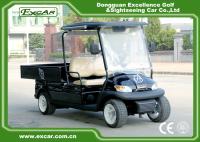 La couleur noire a soulevé la voiture de boguet d'hôtel de passager du chariot de golf de nourriture de boisson 48V 2