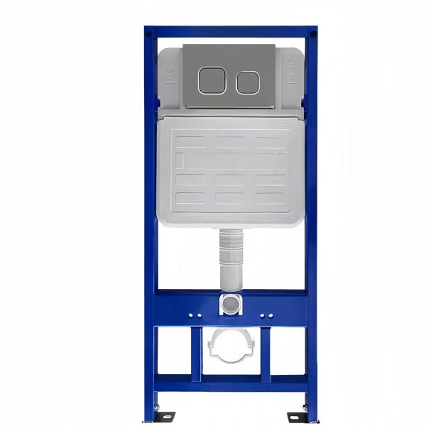 Floor Mounted Installation Modern Ceramic Toilet WC with Plastic Steel Flush Water Tank