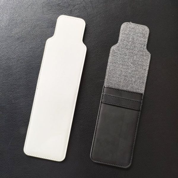 Personalized PU Leather Sublimation Pen Holder Bag Blanks Diy Sublimation Gifts For Kids