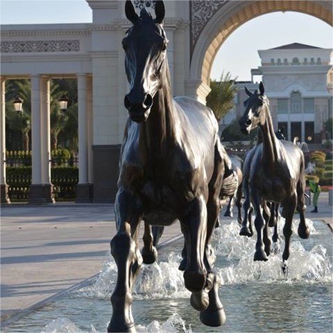 Custom European Large Size Brass Bronze Fountain Metal Waterfall Fountains Statue Sculpture With Exquisite Craftsmanship