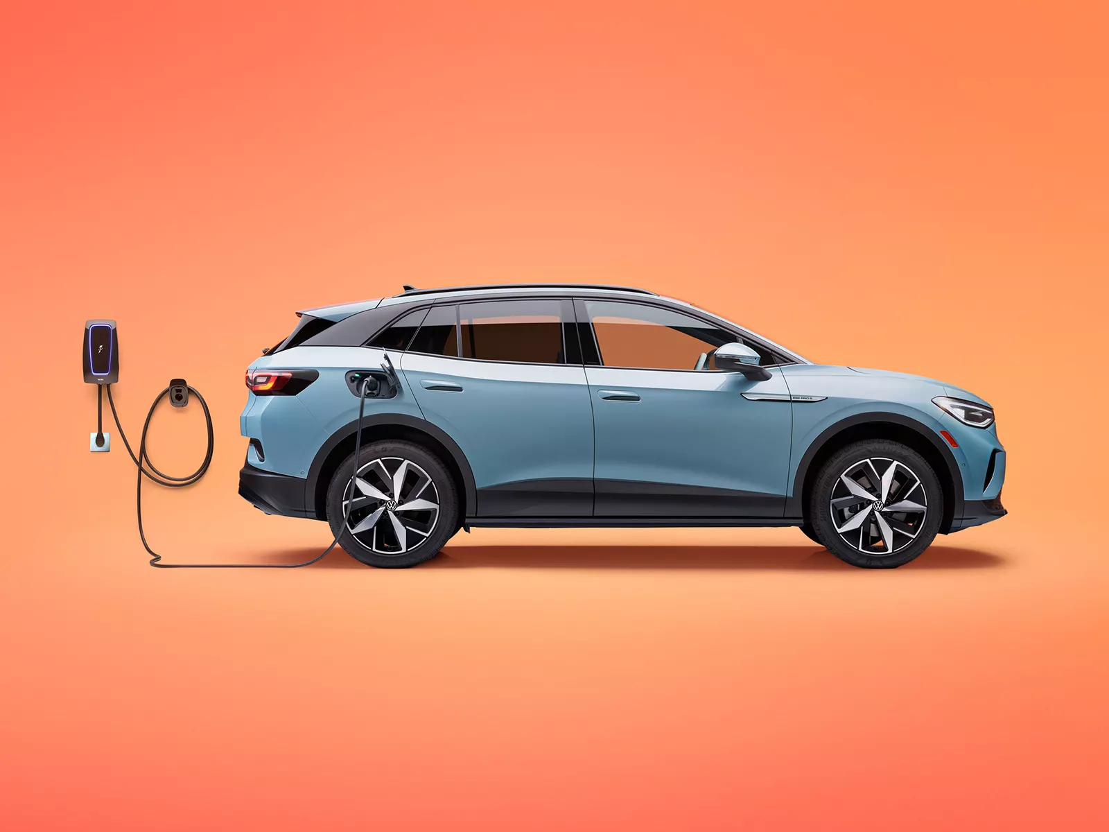 ID4X Crozz SUV EV Cars Pro PURE+ White Color Pure Electric SUV