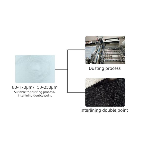 Polvo termoplástico del derretimiento del poliéster caliente del PES para la transferencia de calor