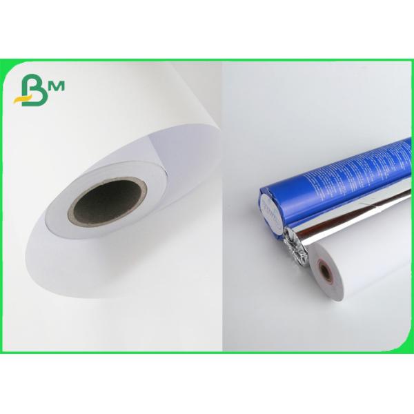 Струйный крен бумаги прокладчика 80GSM CAD на фабрика 620 одежды/914mm * 50/150m Древесина 80ГСМ 24