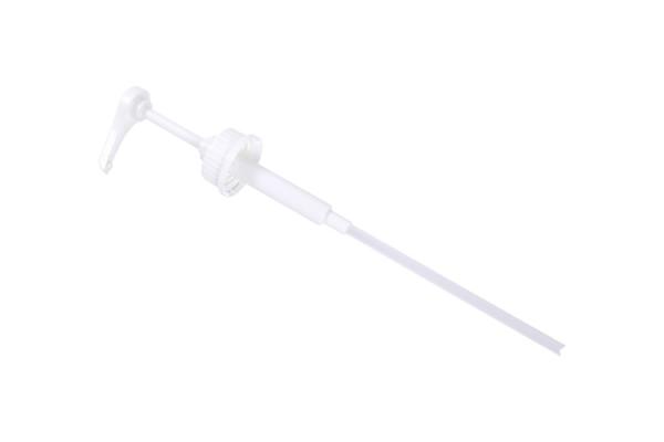 Food Safe Plastic White 43mm Coffee Syrup Dispenser Pump  Closure For Juice/Coffee Beverage Pump Dispenser With 5ml 8ml