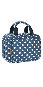 Travel Makeup Cosmetic Skincare Organizer, Toiletry Bag, Foldable Duffel Bag, Multiple Storage Compartments