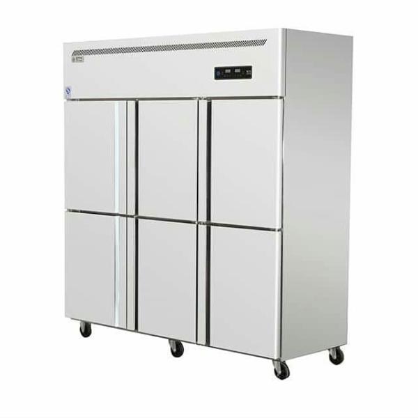 Six Door Stainless Steel Freezer For Meat Ice Cream Fresh Keeping