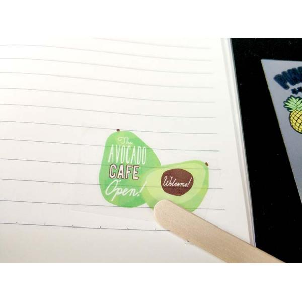 Non Woven Transfer Decal Stickers Sprinkle Gold Cold Transfer Sticker