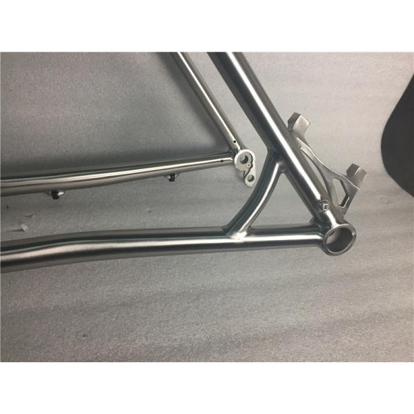 Gr9 Titanium Bike Parts 700C Road Bike Frame Titanium For Flat Disc Brake