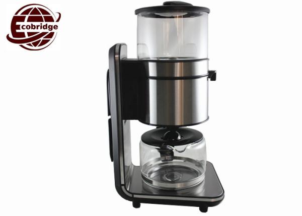 8-10 Cups Household Coffee Makers High End Stainless Steel Trim One Button Switch