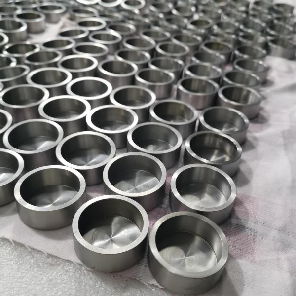 99.95% High Purity Tungsten Crucibles Press Moulding For Coating Industry