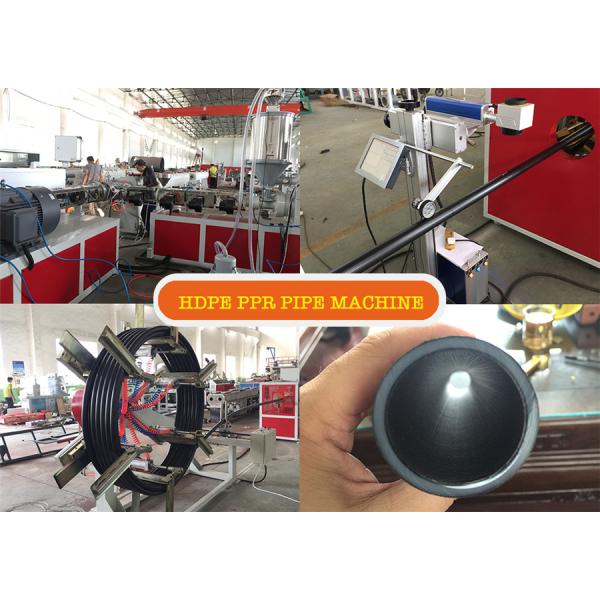 SJ90/30 PPR Pipe Extruder 160mm - 250mm PPR Pipe Extrusion Machine For Drain Pipe