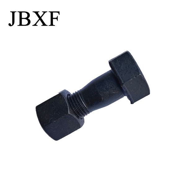 Perno de oruga para excavadora M24×72mm Grado 12.9 OEM 0S1566 Perno de tren de rodaje para trabajo pesado