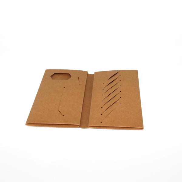 New design popular washable kraft paper wallet with high quality RFID craft paper wallet