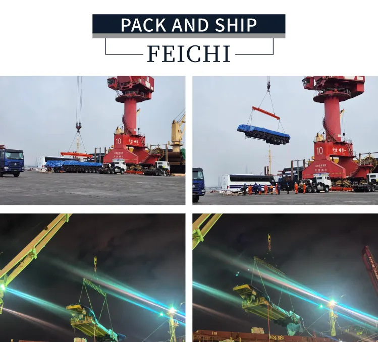 Feichi 2/3/4 Axles 20-60cbm Aluminium Fuel Tanker Semi Trailer Fuel Transport Tanker Semi Truck Trailer for Sale