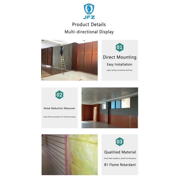 Customized Mgo Board Waterproof Acoustic Wall Panel For Stadium