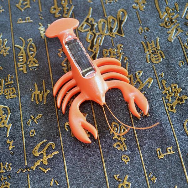 Educational Solar Animal Custom Orange Solar Powered Toys Novelty