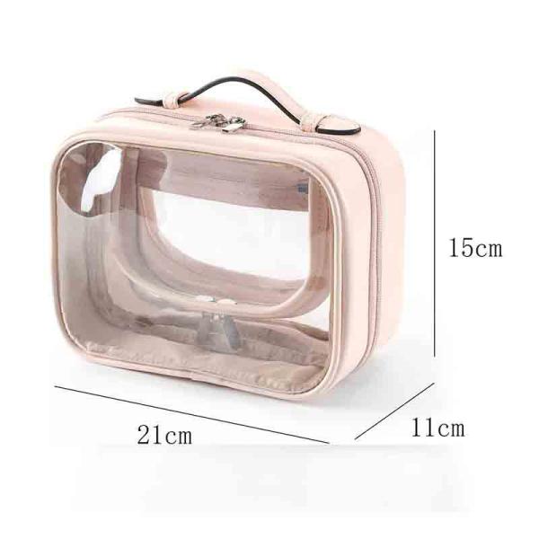 Senior Sense Double Cosmetic Large Capacity Waterproof Makeup Bag OEM/ODM Acceptable