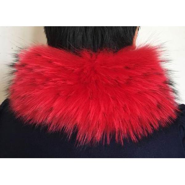 Воротник меха енота загорел волос кожи меха собаки енота мех енота реальных длинных китайское
