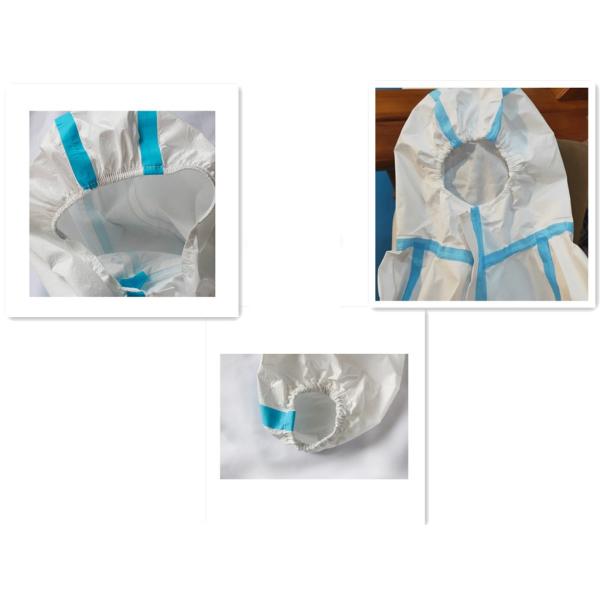 Disposable Non Woven Wipes , Safe Protective Clothing Isolation Gown