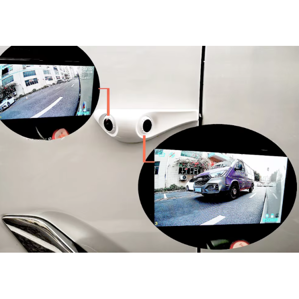 Dual Lens AHD 1080P Car Side View Camera System 7 Inch Monitor RCA Connector Sticker Mount Safety Surveillance Kit for Suzuki Swift Hatchback