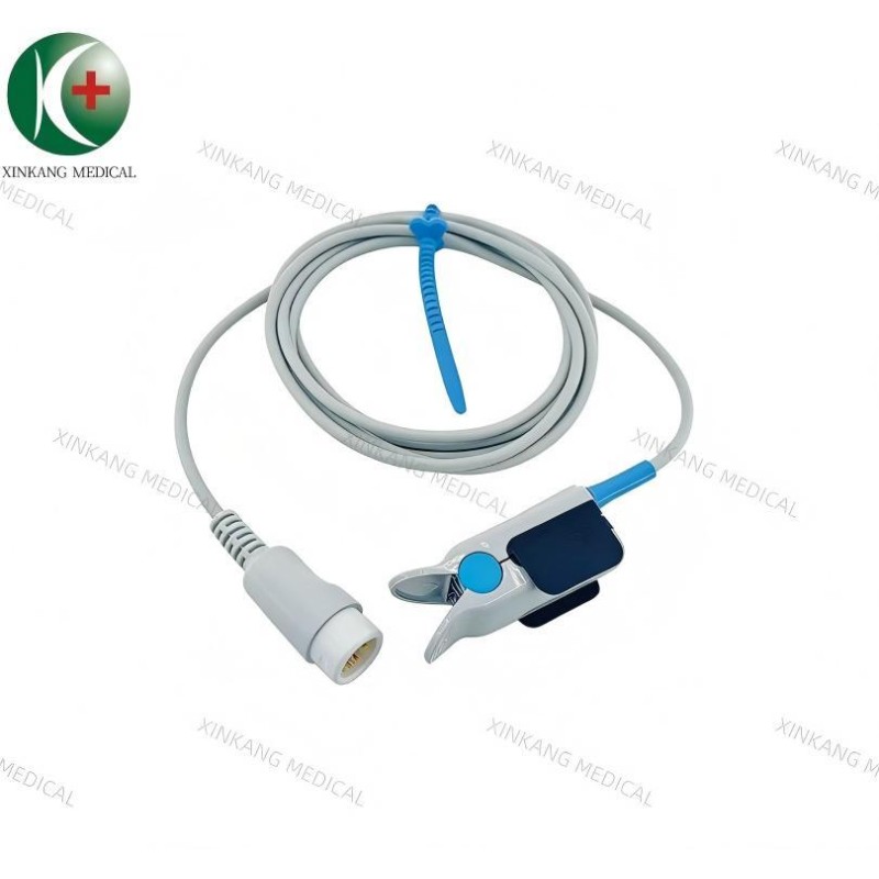 Compatible Comen NC Series 12 Pin Direct Spo2 Sensor Adult Finger Clip 2.8M