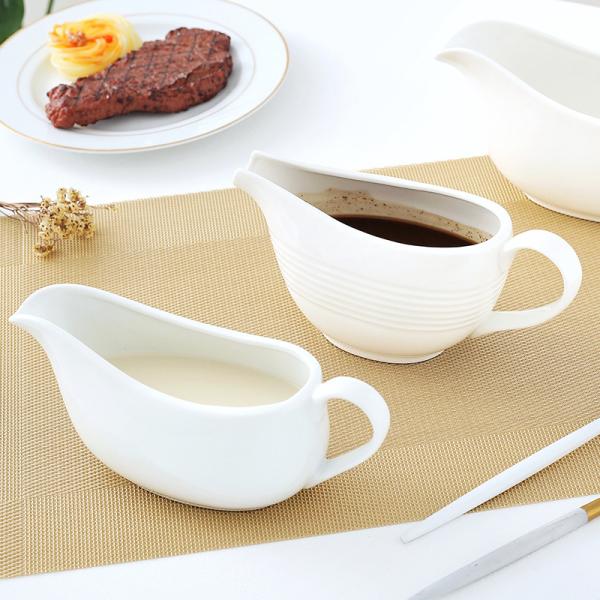 Tableware Accessories White Juice Bucket Sauce Dipping Pot Hotel