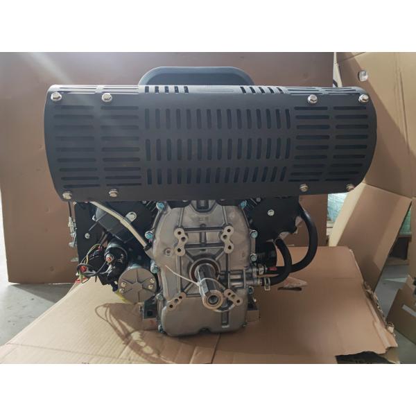 Бизнес-мотор OHV Двухцилиндровый бензиновый двигатель с электрическим стартером