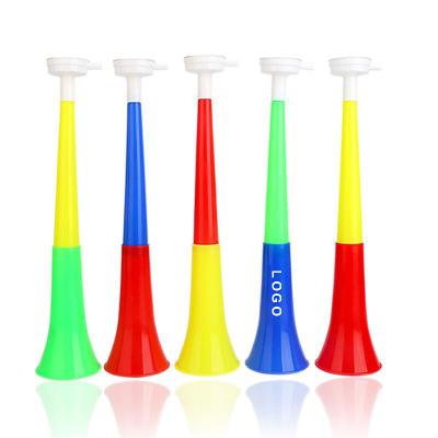 Football Game Promotional Cheering Horn 37*7cm PP Logo Customized Sports Supplies