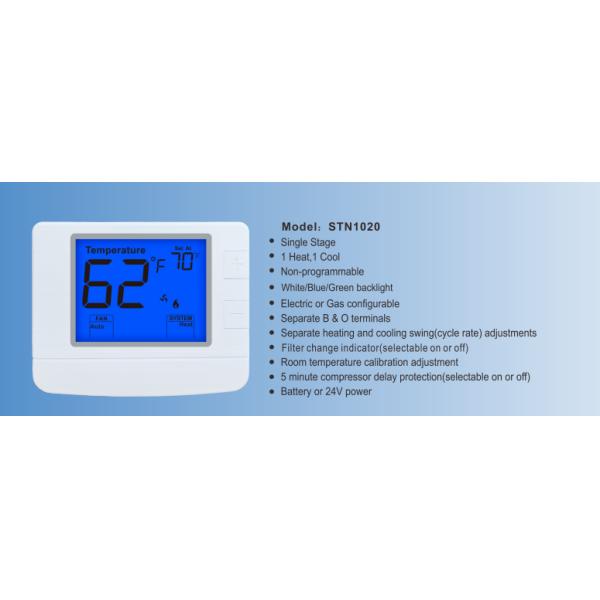 Riseem LCD Digital 24V 1 Heat 1 Cool Кондиционер непрограммируемый домашний термостат для HVAC с датчиком NTC