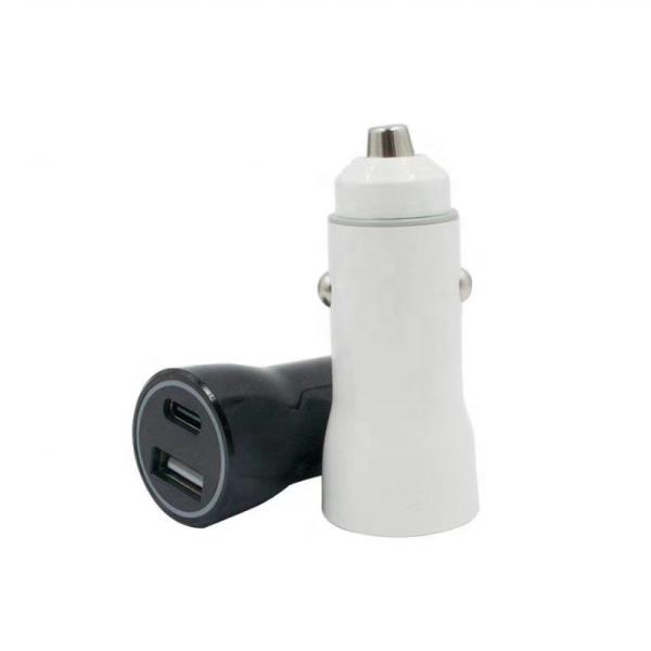 36w Dual Port Car Charger PD 20w USB C QC3.0 5V 4.8A