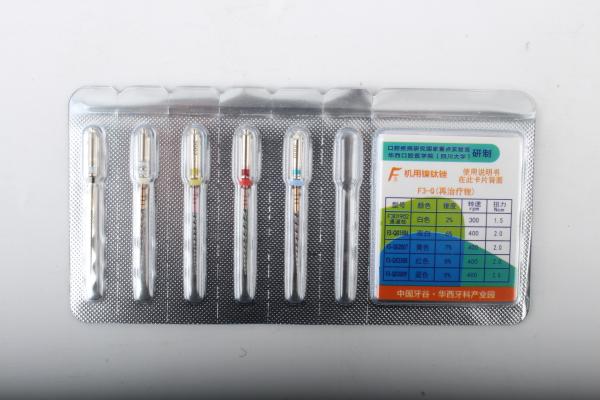Endodontic root canal treatment  Rotary Dental Endo Files