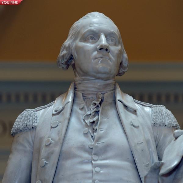 Life Size Marble George Washington Presidential Sculpture