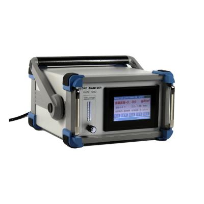 Analisador de concentração de monitor de gás de ozônio de bancada com sistema de fonte de luz UV dupla
