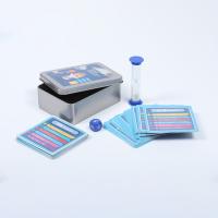 1000 pièces personnalisées de jeu de cartes de poker avec fond de puzzle coloré