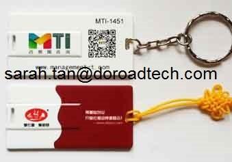 High Quality True Capacity Plastic Mini Bank Card USB Pen Drive with Customized Printing
