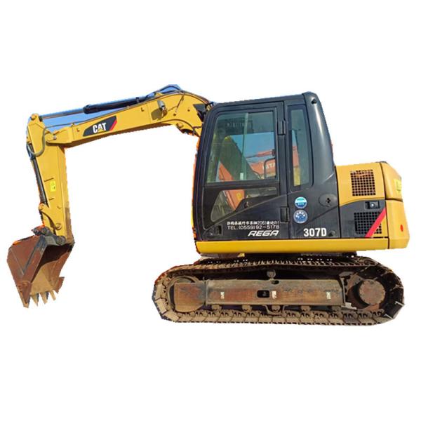 7 máquina escavadora do Backhoe de Ton Mini Used Hydraulic Crawler Excavator Caterpillar 307D