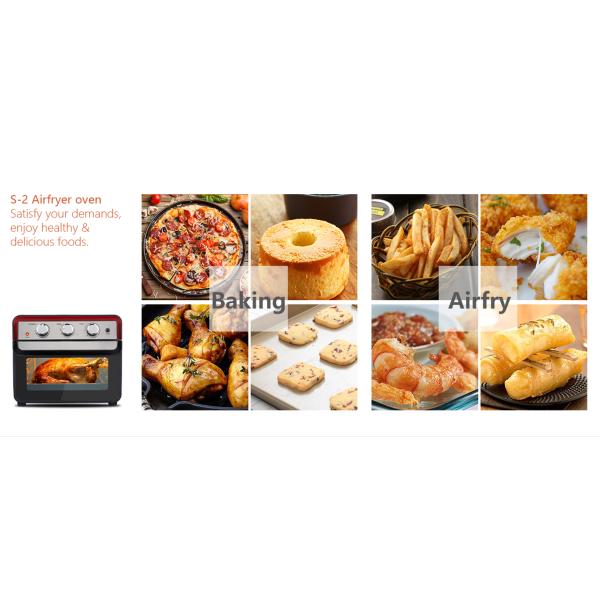 Поверхность ручки печи Fryer воздуха 21,1 кварт нержавеющая печь не