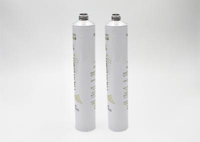 Thread M11 Aluminum Tube Container , Hair Cream Tube With Bottom Rubber Ring