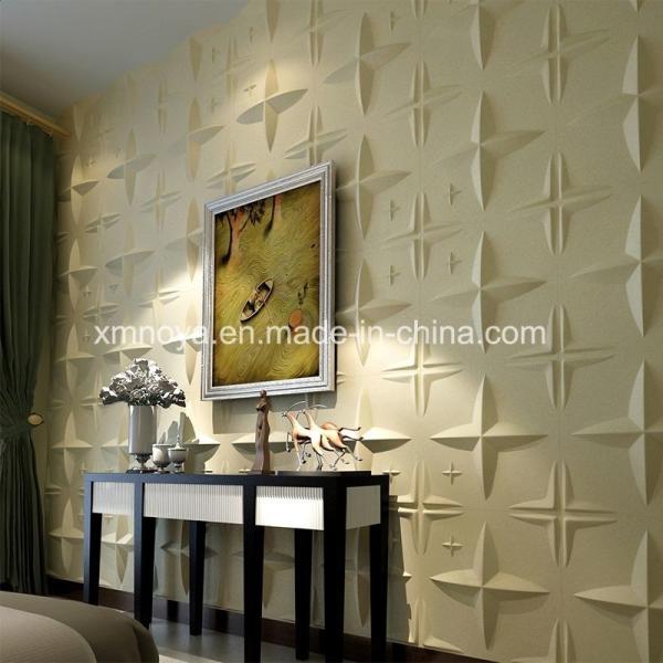 Modern Home Decor Customized 500mmx500mm Acoustic Soundproof Waterproof 3D Wall Panels