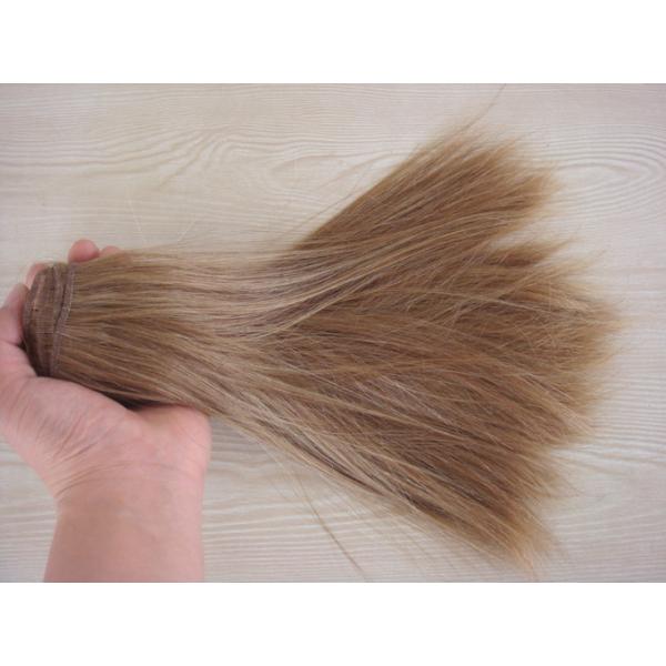 16 Inch Weft Hair Extensions Bundle And Closure Reusable Usage