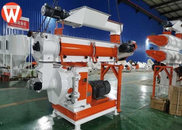 SZLH320 3T/H Animal Feed Pellet Production Plant 100KW
