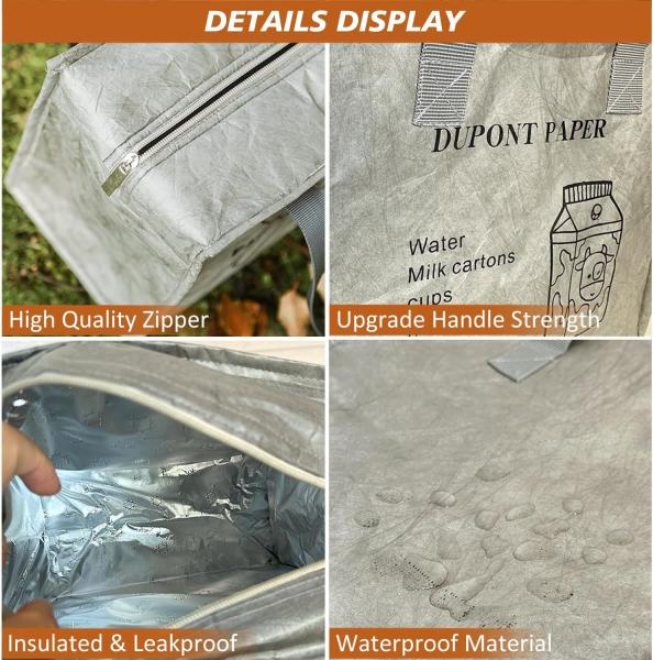 Thermal Cooler Insulated Bag, Shopping Cooler Bag Fabrics Print On Demand Custom Dirty Clothes Basket Large Laundry Basket Durable Dirty Clothes Storage Laundry Bin
