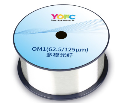 OM1 Bare Fiber Optic 62.5μm Multimode Fiber Spool For Delivery Length 4.4-17.6km/Reel