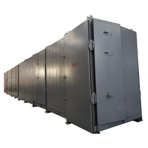 Continuous Conveyor Mesh Belt Dryer for Moringa Leaves and Pepper 1620 KG Weight