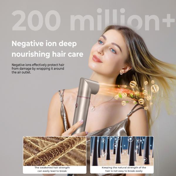 6 in 1 Professional Hot Air Styler Powerful Hair Dryer & Straightener Set Curling Volumizing Straightening