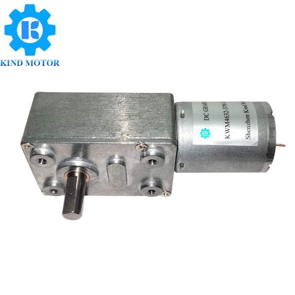 15KgCm Dc Worm Gear Motor 24v , 60g Worm Gear Motor With Encoder