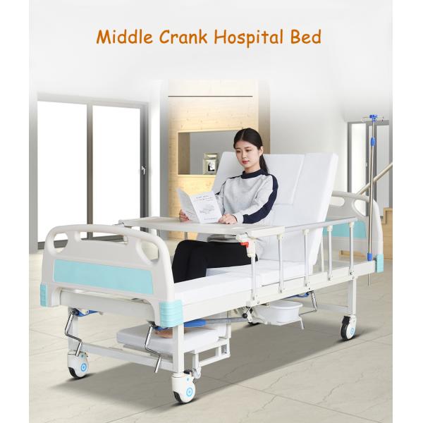 OEM Multifunctional Manual Folding Hospital Beds For Patients Non Slip patient hospital bed hospital bed with mattress